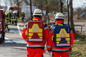 Das Parken und Halten vor einer Feuerwehrzufahrt ist strengstens verboten