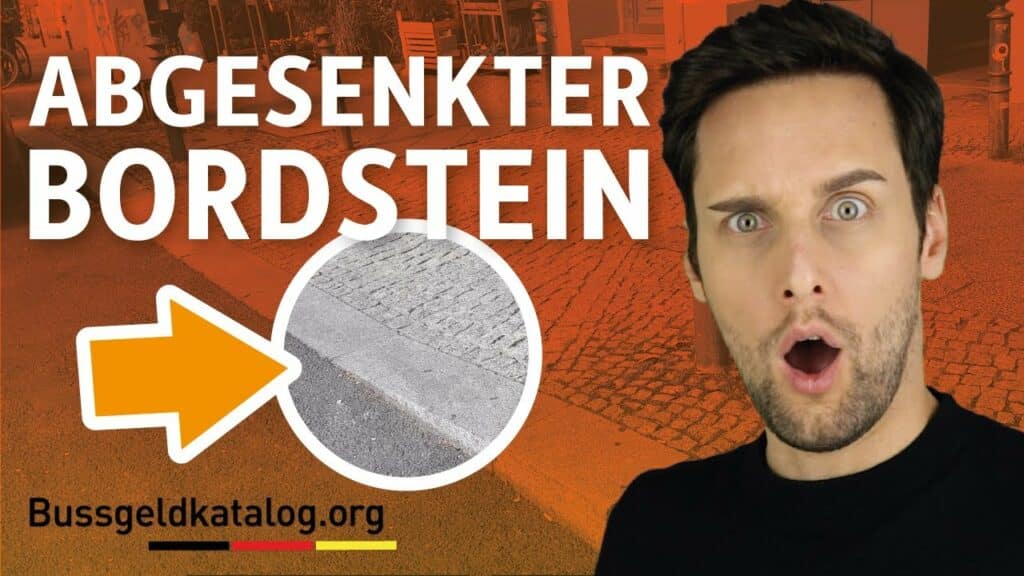 Erfahren Sie in diesem Video alles zu den Vorfahrt- und Parkregeln bei abgesenktem Bordstein.