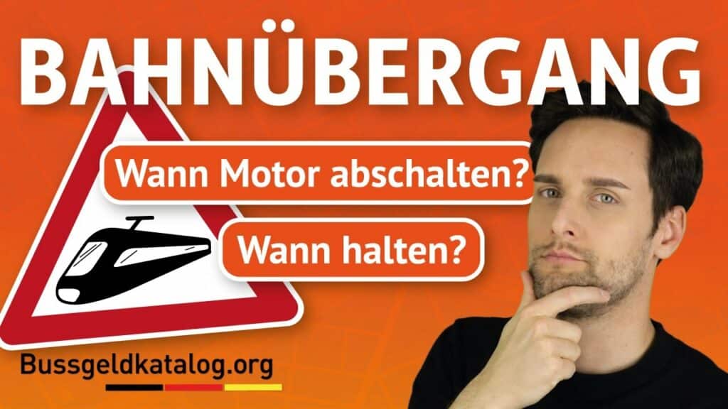 Video: Wann Sie an einem Bahnübergang anhalten müssen.